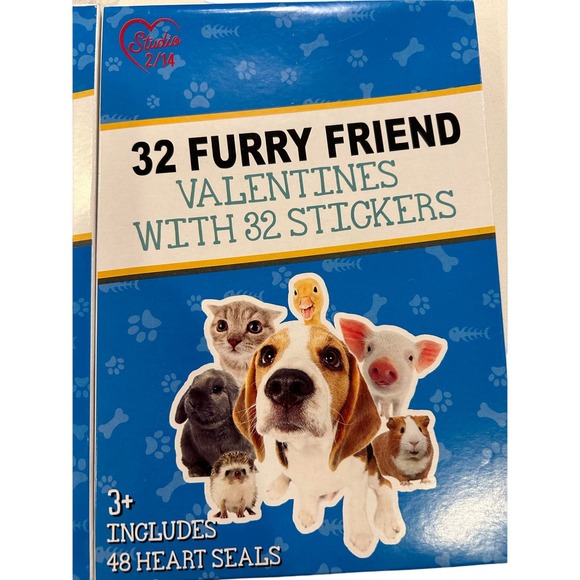 Studio 2/14 Valentines Cards Kids 2 packs 64 cards total New - Picture 5 of 5